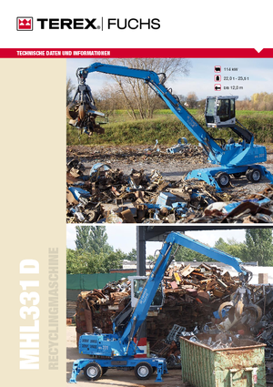 Manipuladores de materiales Terex-Fuchs MHL 331 D