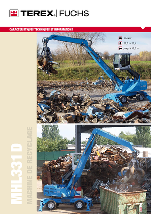 Manipuladores de materiales Terex-Fuchs MHL 331 D