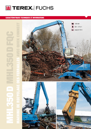 Manipuladores de materiales Terex-Fuchs MHL 350 D