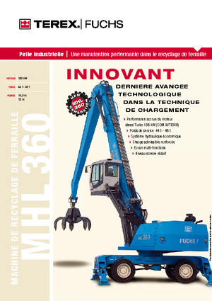 Manipuladores de materiales Terex-Fuchs MHL 360 D