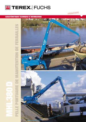 Manipuladores de materiales Terex-Fuchs MHL 380 D