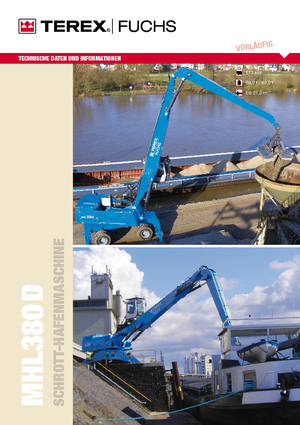 Manipuladores de materiales Terex-Fuchs MHL 380 D