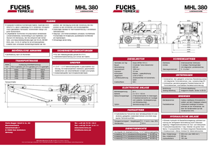 Manipuladores de materiales Terex-Fuchs MHL 380