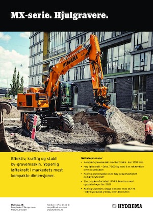 Excavadoras hidráulicas  de ruedas Hydrema MX 17