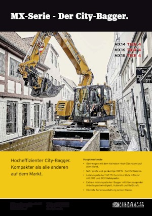 Excavadoras hidráulicas  de ruedas Hydrema MX 14