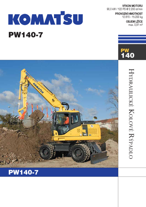 Excavadoras hidráulicas  de ruedas Komatsu PW140-7