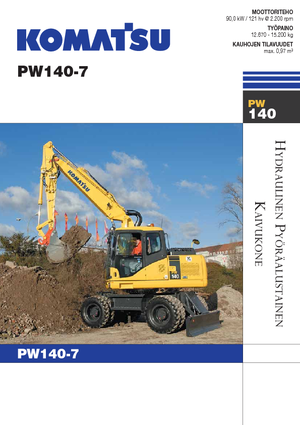 Excavadoras hidráulicas  de ruedas Komatsu PW140-7