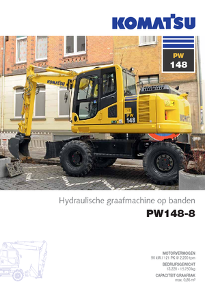 Excavadoras hidráulicas  de ruedas Komatsu PW148-8