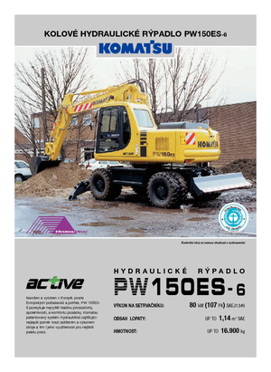 Excavadoras hidráulicas  de ruedas Komatsu PW150-6