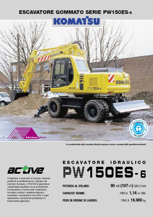 Excavadoras hidráulicas  de ruedas Komatsu PW150-6