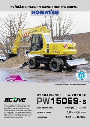 Excavadoras hidráulicas  de ruedas Komatsu PW150-6
