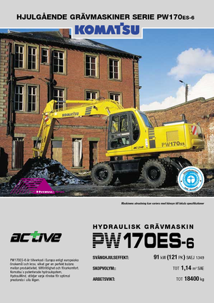 Excavadoras hidráulicas  de ruedas Komatsu PW170-6