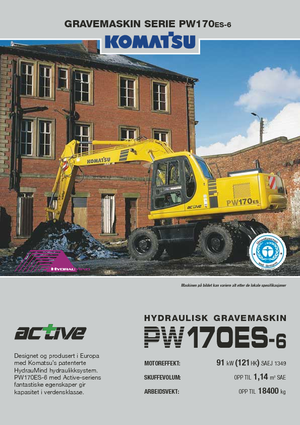 Excavadoras hidráulicas  de ruedas Komatsu PW170-6