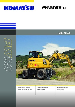 Excavadoras hidráulicas  de ruedas Komatsu PW98MR-10