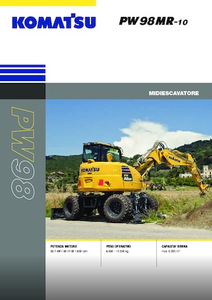 Excavadoras hidráulicas  de ruedas Komatsu PW98MR-10