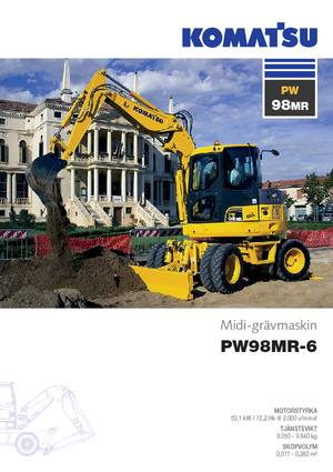 Excavadoras hidráulicas  de ruedas Komatsu PW98MR-6