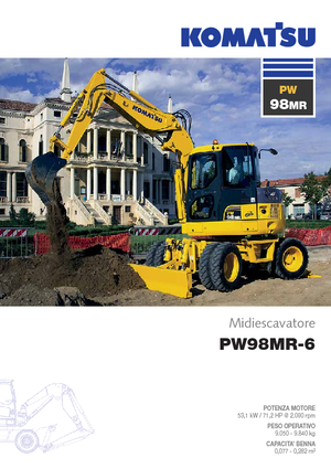 Excavadoras hidráulicas  de ruedas Komatsu PW98MR-6