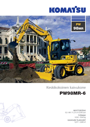 Excavadoras hidráulicas  de ruedas Komatsu PW98MR-6