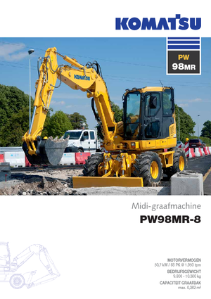 Excavadoras hidráulicas  de ruedas Komatsu PW98MR-8