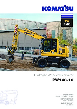Excavadoras hidráulicas  de ruedas Komatsu PW148-10 