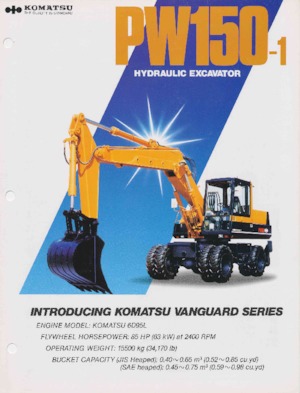 Excavadoras hidráulicas  de ruedas Komatsu PW150-1
