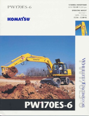 Excavadoras hidráulicas  de ruedas Komatsu PW170-6