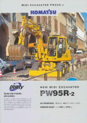 Excavadoras hidráulicas  de ruedas Komatsu PW95 R-2