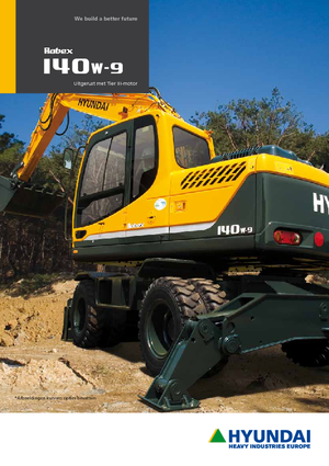 Excavadoras hidráulicas  de ruedas Hyundai R 140 W 9