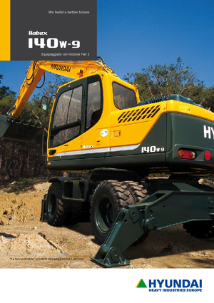 Excavadoras hidráulicas  de ruedas Hyundai R 140 W 9