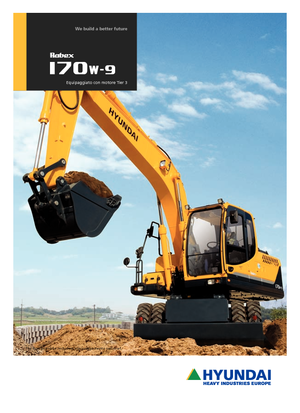 Excavadoras hidráulicas  de ruedas Hyundai R 170 W 9
