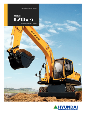 Excavadoras hidráulicas  de ruedas Hyundai R 170 W 9