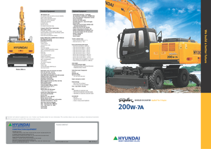 Excavadoras hidráulicas  de ruedas Hyundai R 200 W 7 A
