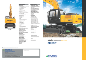 Excavadoras hidráulicas  de ruedas Hyundai R 200 W 7