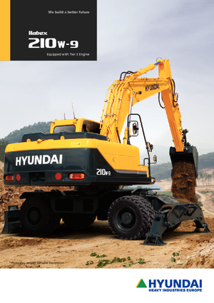 Excavadoras hidráulicas  de ruedas Hyundai R 210 W 9 A