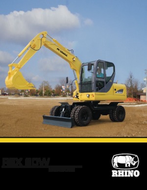 Excavadoras hidráulicas  de ruedas RHINO REX60W