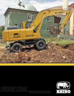 Excavadoras hidráulicas  de ruedas RHINO REX75W