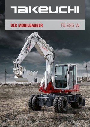 Excavadoras hidráulicas  de ruedas Takeuchi TB 295W