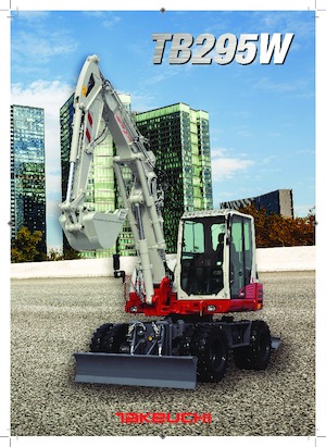 Excavadoras hidráulicas  de ruedas Takeuchi TB 295W
