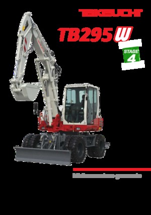 Excavadoras hidráulicas  de ruedas Takeuchi TB 295W