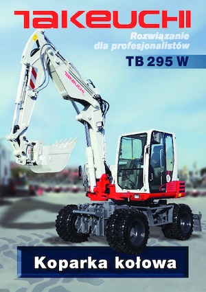 Excavadoras hidráulicas  de ruedas Takeuchi TB 295W
