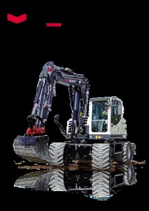 Excavadoras hidráulicas  de ruedas Schaeff TW 110