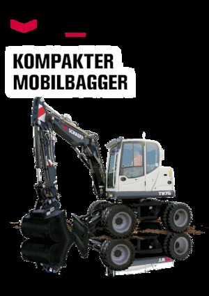 Excavadoras hidráulicas  de ruedas Schaeff TW 75