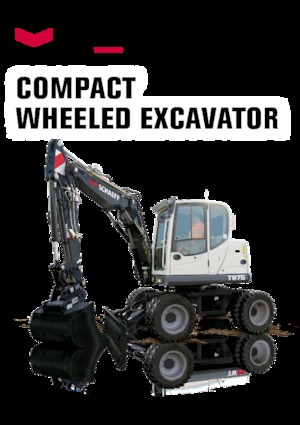 Excavadoras hidráulicas  de ruedas Schaeff TW 75