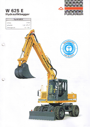 Excavadoras hidráulicas  de ruedas Furukawa W 625 E