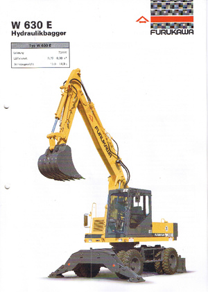 Excavadoras hidráulicas  de ruedas Furukawa W 630 E