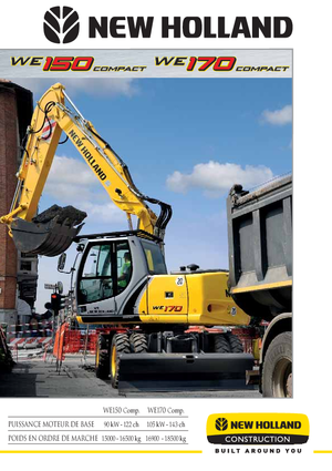 Excavadoras hidráulicas  de ruedas New Holland WE 170 Compact
