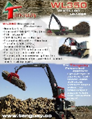 Excavadoras hidráulicas  de ruedas Tanguay WL350