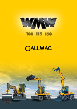 Excavadoras hidráulicas  de ruedas Gallmac WMW 150