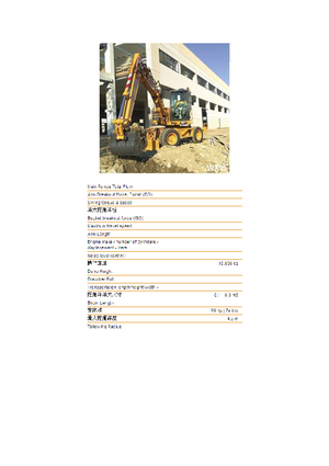 Excavadoras hidráulicas  de ruedas Case WX 95