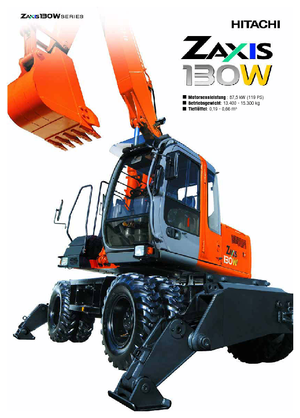 Excavadoras de orugas Hitachi ZX 130 W